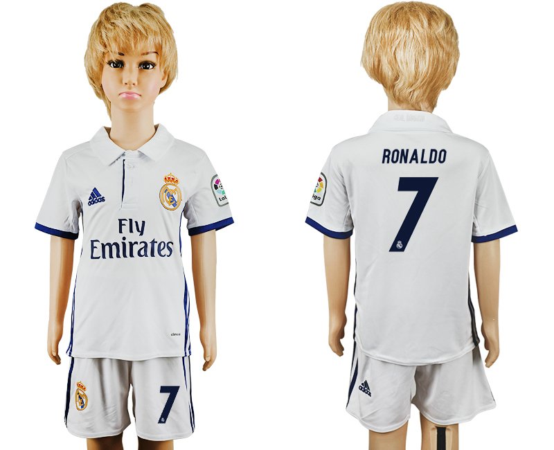 real madrid camiseta de fútbol niños